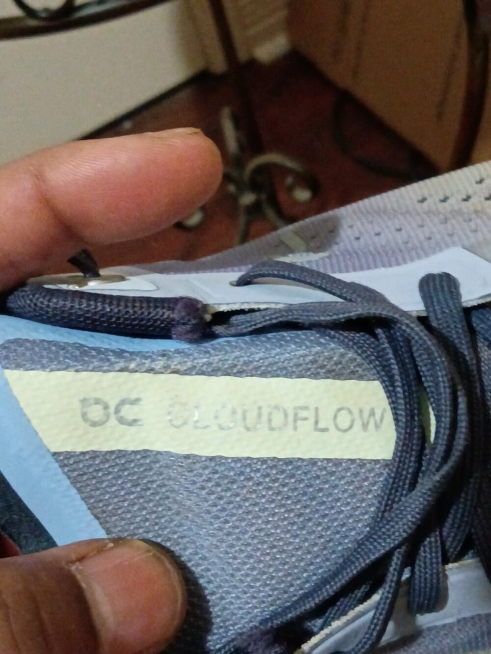 Womens On Cloudflow Blue Ombre Athletic Running Gym Road Sneakers Shoes Size 8 - Picture 6 of 15